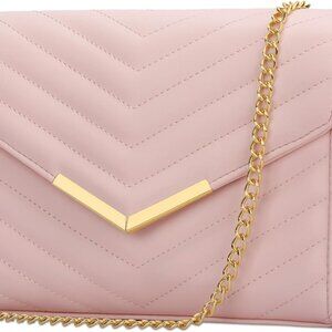 Women Formal Vegan Leather Evening Envelope Clutch Purses and Handbags for Party